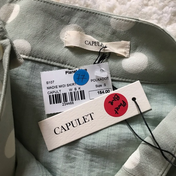 Madie Midi Skirt with Polka Dots by Capulet - Picture 6 of 7